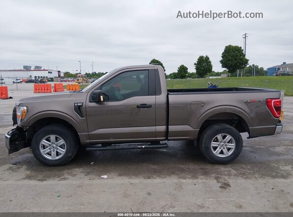 1FTMF1EP4NKD72030 2022 FORD F150 Brown Vista interior de 360 grados
