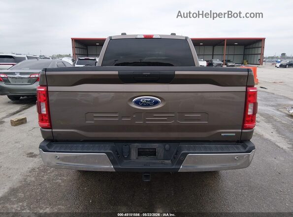 1FTMF1EP4NKD72030 2022 FORD F150 Brown 