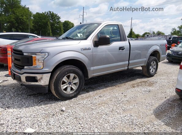 1FTMF1EP8LKF26557 2020 FORD F150 Silver Առջևի ձախ երեք քառորդ տեսարան