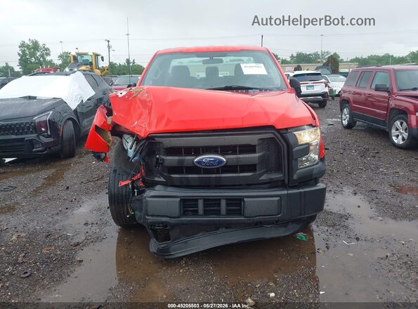 1FTMF1EP9GKF93223 2016 FORD F150 Red Widok wnętrza z tyłu