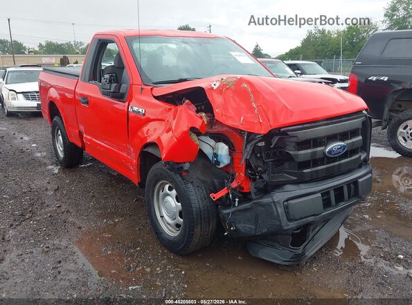 1FTMF1EP9GKF93223 2016 FORD F150 Red Widok z przodu
