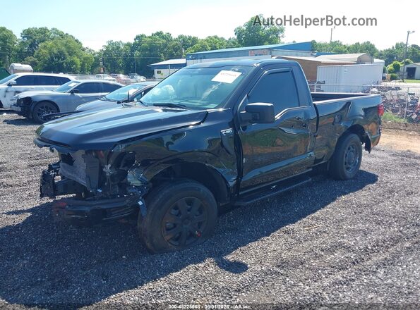 1FTMF1K50SKE17527 2025 FORD F150 Черный Передняя левая четверть