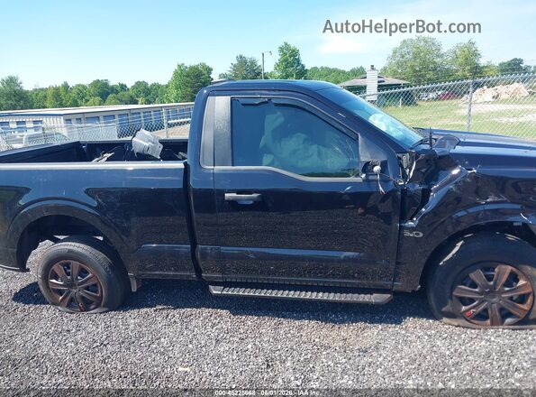 1FTMF1K50SKE17527 2025 FORD F150 Черный Вид задней части салона