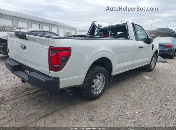1FTMF1KP0SKE94030 2025 FORD F150 White Trasero derecho