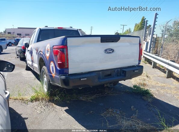 1FTMF1KP5RKD21257 2024 FORD F150 White Trasero izquierdo