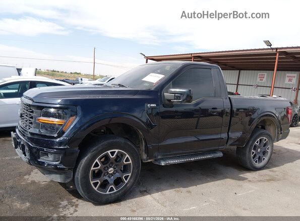 1FTNF1K8XRKD24541 2024 FORD F150 Dark Blue Սալոնի 360 աստիճան տեսք