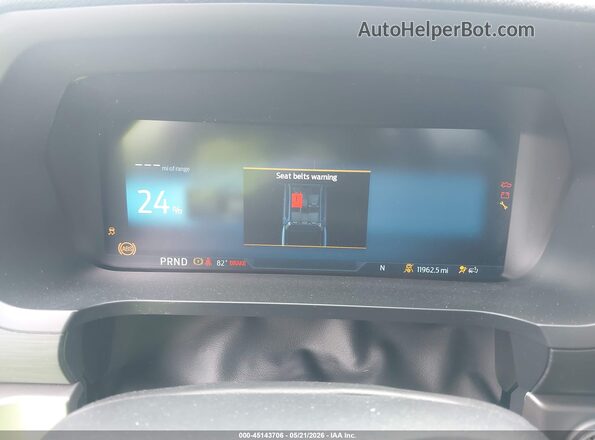 1FTVW3LK2SWG10162 2025 FORD F-150 LIGHTNING Gray Rear seats view
