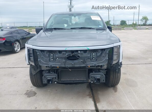 1FTVW3LK2SWG10162 2025 FORD F-150 LIGHTNING Gray Front view