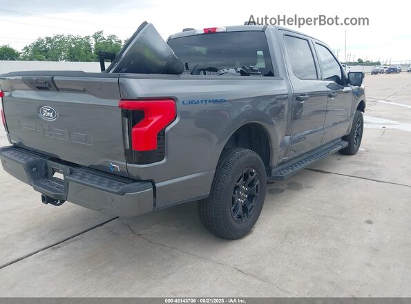 1FTVW3LK2SWG10162 2025 FORD F-150 LIGHTNING Gray Rear right