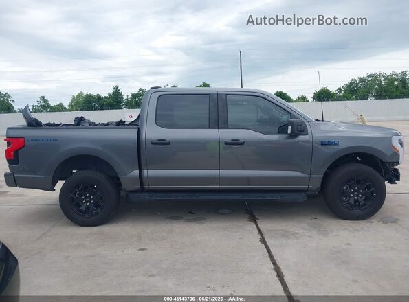 1FTVW3LK2SWG10162 2025 FORD F-150 LIGHTNING Gray Rear interior view