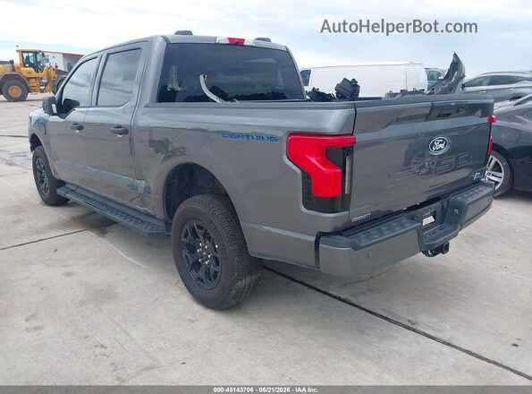 1FTVW3LK2SWG10162 2025 FORD F-150 LIGHTNING Gray Rear left