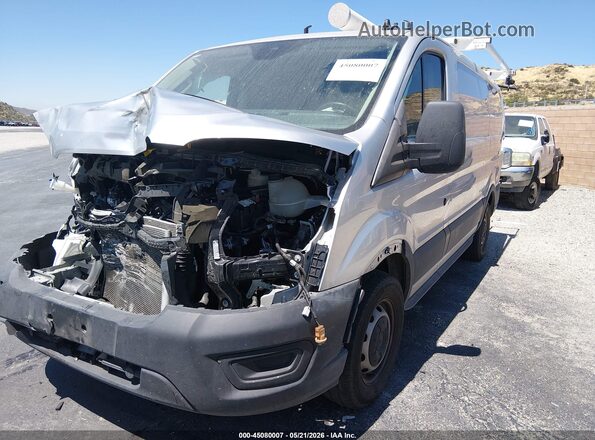1FTYE1Y81RKB82927 2024 FORD TRANSIT-150 Gray წინა მარცხენა ხედი სამი მეოთხედიდან