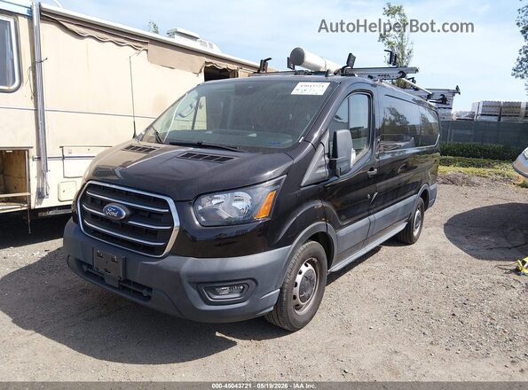 1FTYE1Y83LKB08285 2020 FORD TRANSIT-150 Черный Передняя левая четверть