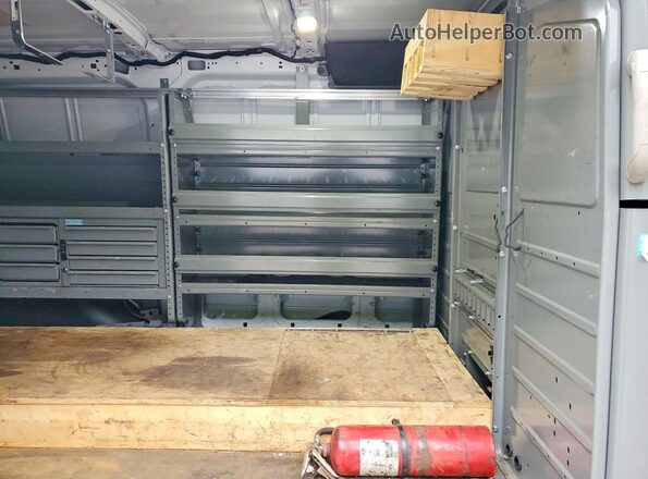1FTYE1Y87PKA14285 2023 FORD TRANSIT White Rear seats view