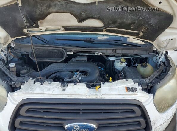 1FTYE1YM2HKA68138 2017 FORD TRANSIT White ძრავის განყოფილების ხედი