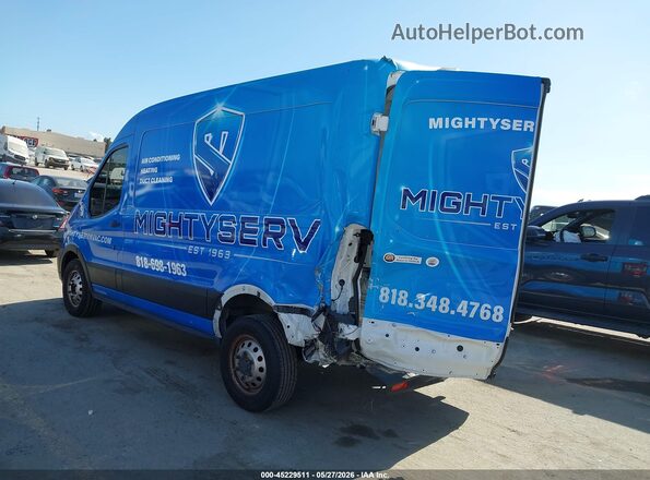 1FTYE2C88PKA02868 2023 FORD TRANSIT-150 Синий Задняя левая четверть