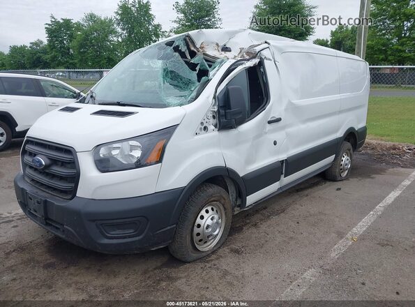 1FTYE2Y83LKB79749 2020 FORD TRANSIT-150 White Vista tres cuartos delantera izquierda