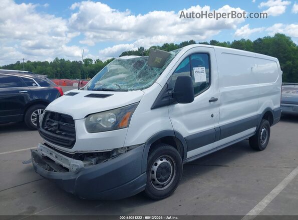 1FTYR1ZM0HKA22326 2017 FORD TRANSIT-250 White წინა მარცხენა ხედი სამი მეოთხედიდან