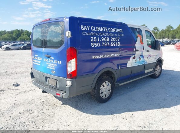 1FTYR1ZM0JKA98182 2018 FORD TRANSIT-250 Blue Задня права чверть