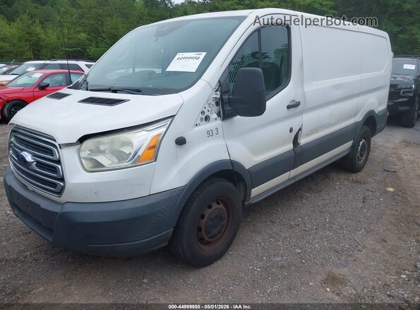 1FTYR1ZM4GKA27219 2016 FORD TRANSIT-250 White წინა მარცხენა ხედი სამი მეოთხედიდან