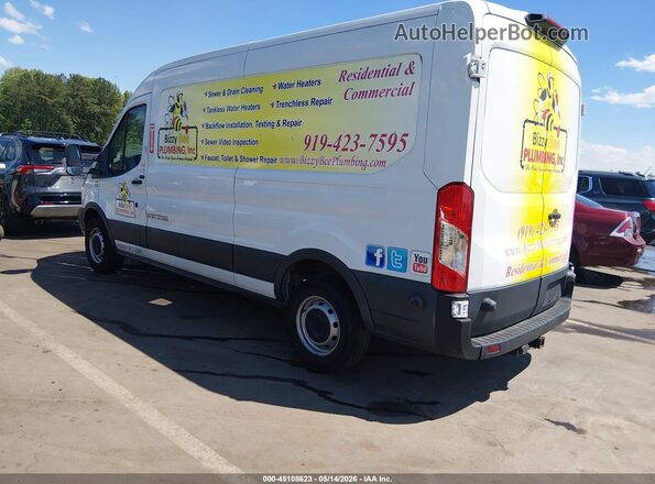 1FTYR2CM3JKA09252 2018 FORD TRANSIT-250 White Tył lewy