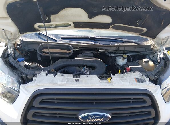 1FTYR2CM3JKA09252 2018 FORD TRANSIT-250 White Widok z tyłu
