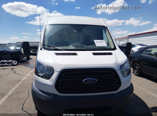 1FTYR2CM3JKA09252 2018 FORD TRANSIT-250 White Widok zestawu wskaźników