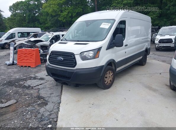 1FTYR2CM4KKA87833 2019 FORD TRANSIT-250 White Առջևի ձախ երեք քառորդ տեսարան