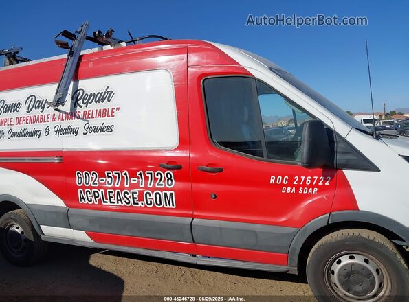 1FTYR2CM5GKA46439 2016 FORD TRANSIT-250 Red უკანა სალონის ხედი