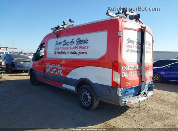 1FTYR2CM5GKA46439 2016 FORD TRANSIT-250 Red უკანა მარცხენა