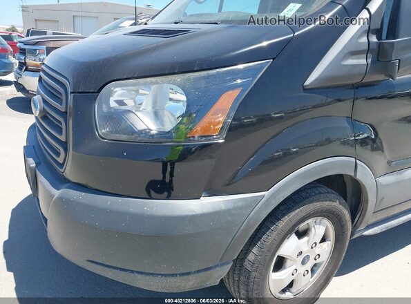 1FTYR2XM4HKB54689 2017 FORD TRANSIT-250 Black Front interior view