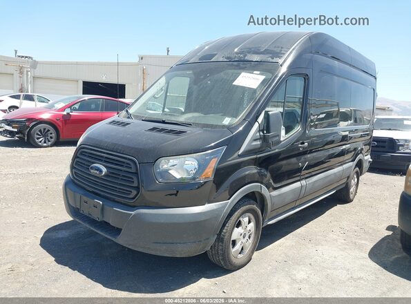 1FTYR2XM4HKB54689 2017 FORD TRANSIT-250 Black Front left