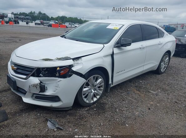 1G11Z5SA9GU137902 2016 CHEVROLET IMPALA Белый Передняя левая четверть