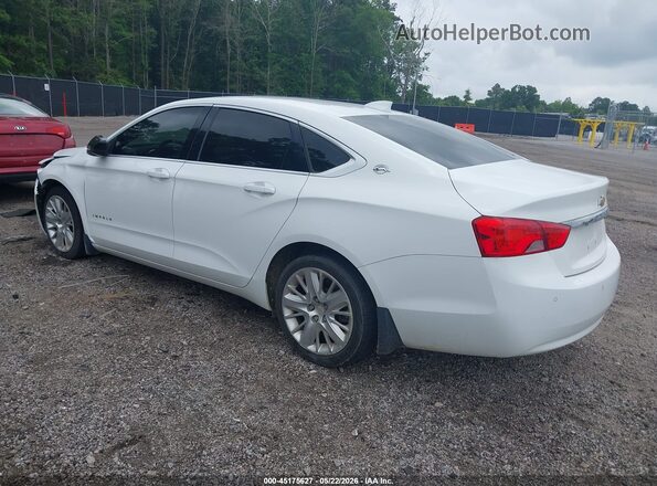 1G11Z5SA9GU137902 2016 CHEVROLET IMPALA Белый Задняя левая четверть