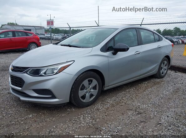 1G1BC5SM0H7219243 2017 CHEVROLET CRUZE Silver Передня ліва чверть