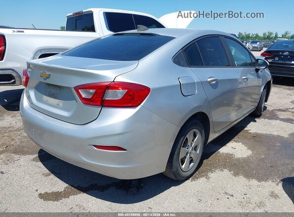1G1BC5SM3J7117828 2018 CHEVROLET CRUZE Silver Trasero derecho