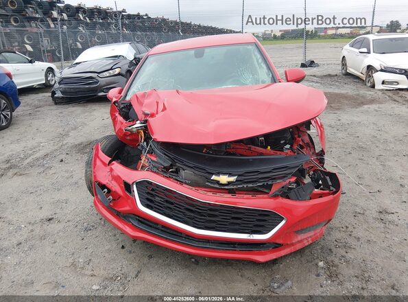 1G1BC5SM5H7187101 2017 CHEVROLET CRUZE Red Widok wnętrza z tyłu