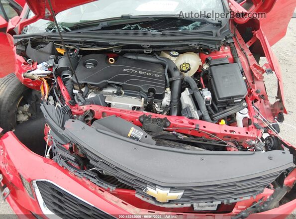 1G1BC5SM5H7187101 2017 CHEVROLET CRUZE Red Widok z tyłu