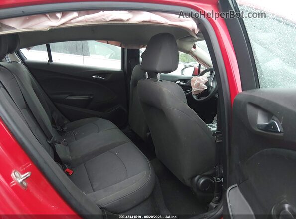 1G1BC5SM5J7119564 2018 CHEVROLET CRUZE Red VIN კოდის სტიკერის ხედი