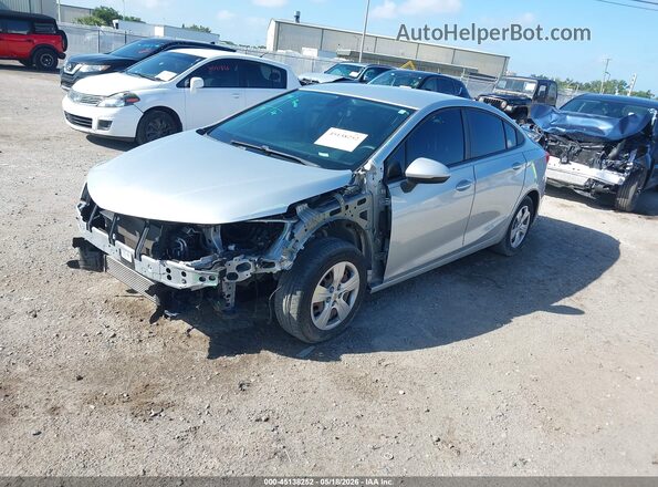 1G1BC5SM7G7239357 2016 CHEVROLET CRUZE Silver Առջևի ձախ երեք քառորդ տեսարան