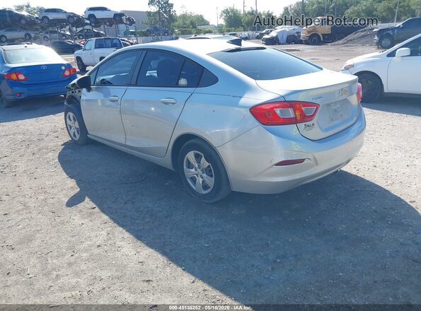 1G1BC5SM7G7239357 2016 CHEVROLET CRUZE Silver Հետևի ձախ