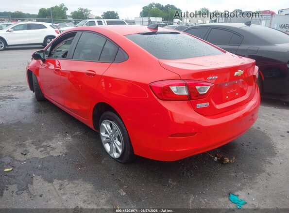 1G1BC5SM7K7142734 2019 CHEVROLET CRUZE Red Հետևի ձախ
