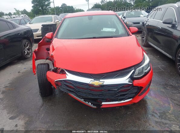 1G1BC5SM7K7142734 2019 CHEVROLET CRUZE Red Սարքավորումների վահանակի տեսք