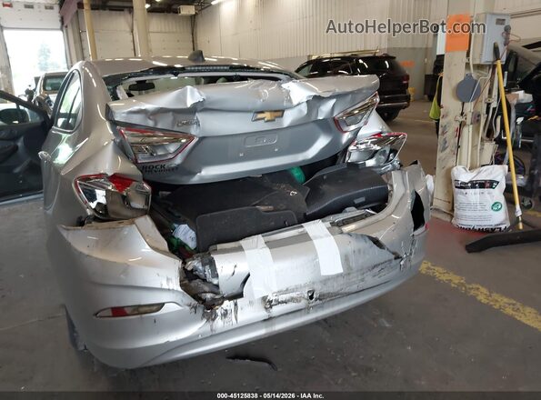 1G1BC5SM8H7206112 2017 CHEVROLET CRUZE Серебряный Вид спереди