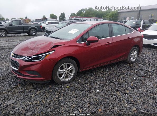 1G1BE5SM0J7166530 2018 CHEVROLET CRUZE Red Передня ліва чверть
