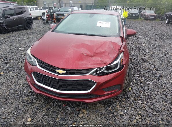 1G1BE5SM0J7166530 2018 CHEVROLET CRUZE Red Вид спереду