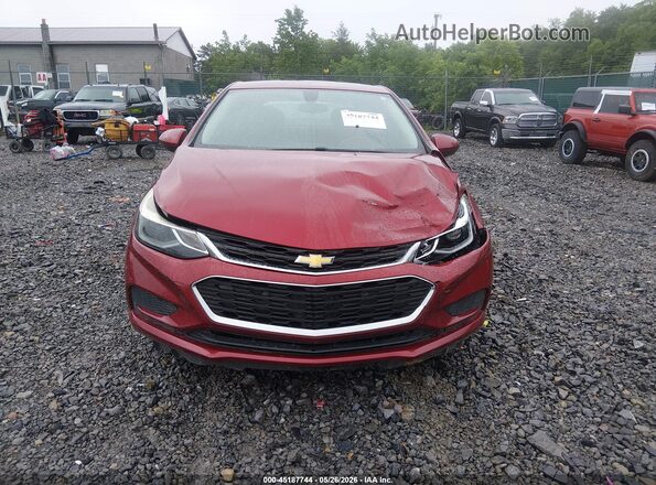 1G1BE5SM0J7166530 2018 CHEVROLET CRUZE Red Вид щитка приладів