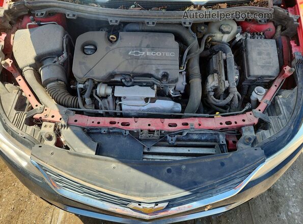 1G1BE5SM1G7276334 2016 CHEVROLET CRUZE Red Սալոնի հետևի տեսք