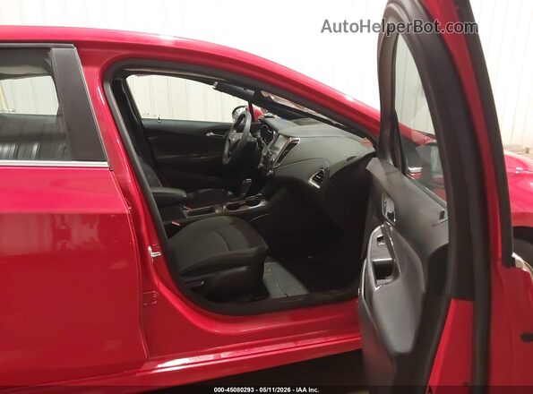 1G1BE5SM2H7198101 2017 CHEVROLET CRUZE Red წინა სალონის ხედი
