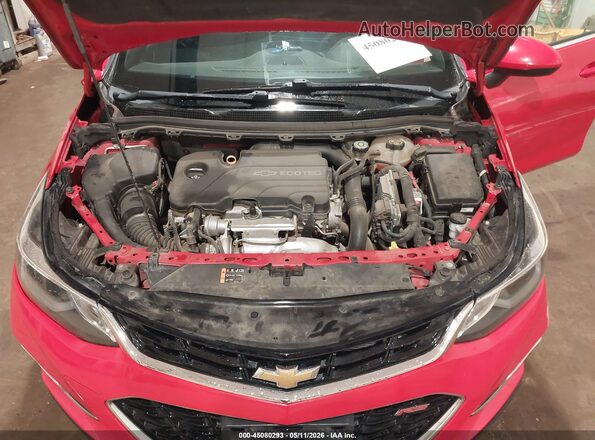 1G1BE5SM2H7198101 2017 CHEVROLET CRUZE Red უკანა ხედი